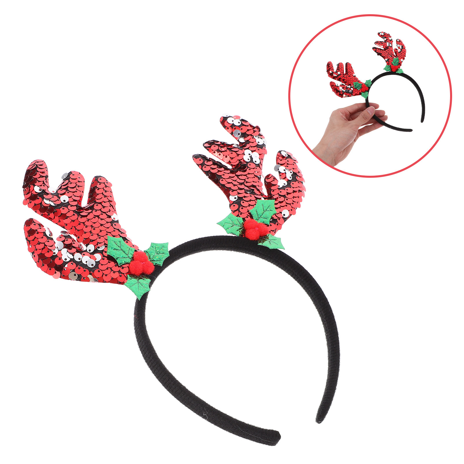 Reindeer Antlers Headband - Reindeer Antler Headband Xmas Hair Decoration