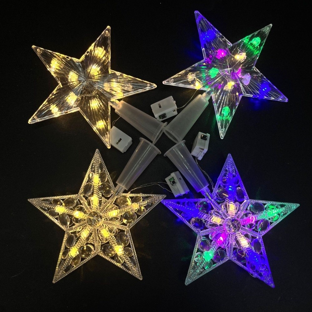 New Lighted Star Christmas Tre - Star Tree Topper ulasan dan harga