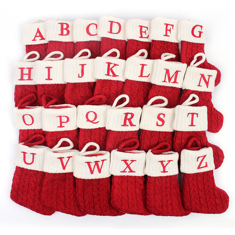 1P Christmas Socks Knitting Al - Christmas Stocking Hanging ulasan dan harga