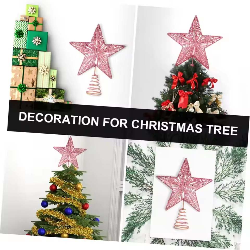 Christmas Pentagon Top Star Tr - Star Tree Topper ulasan dan harga