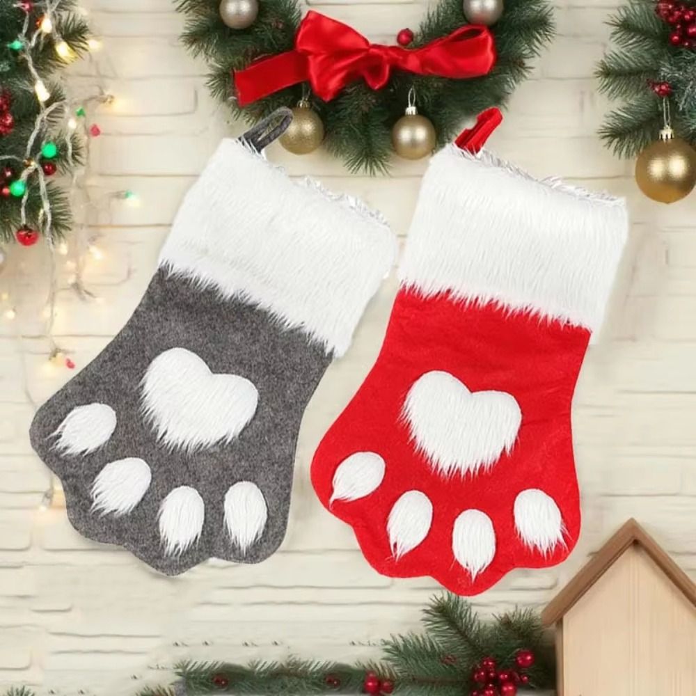 1/3/5/10PCS Cute Large Capacit - Christmas Stocking Hanging ulasan dan harga