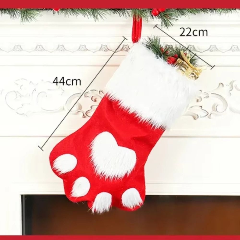 1/3/5/10PCS Cute Large Capacit - Christmas Stocking Hanging ulasan dan harga