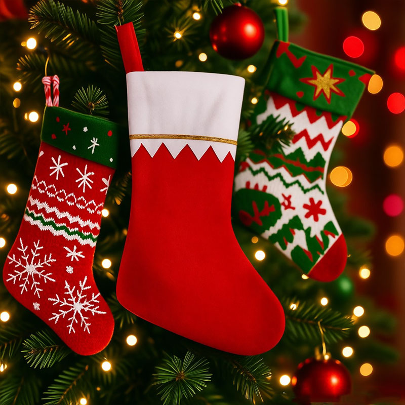 Holiday Christmas Stocking Fir - Christmas Stocking Hanging ulasan dan harga