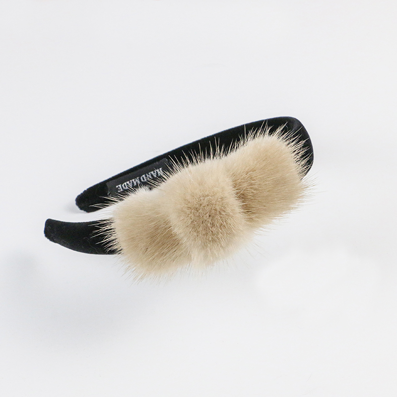 Real Mink Cosmetic Headbands W - Ribbon Bow Gift ulasan dan harga