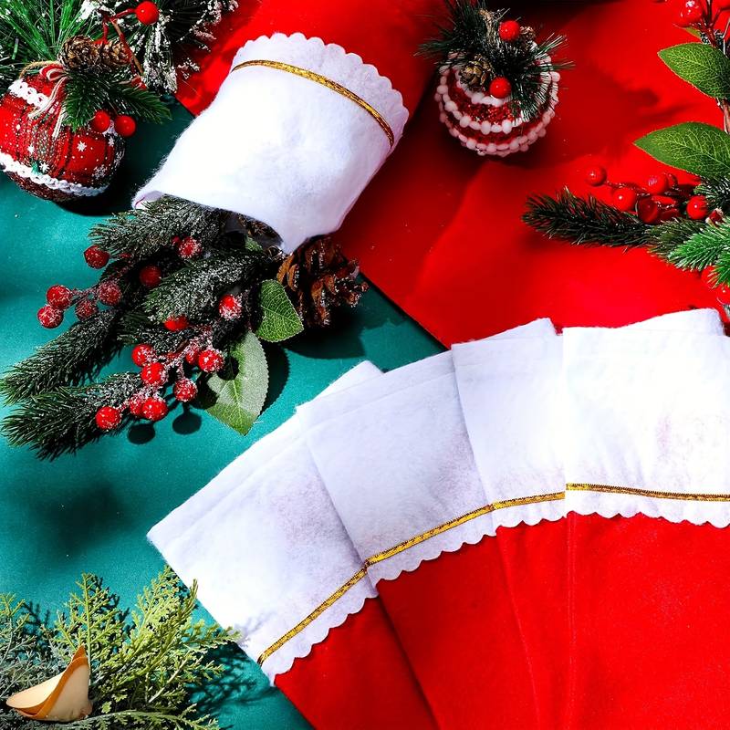 1/3/6pcs Christmas Stockings,  - Christmas Stocking Hanging ulasan dan harga
