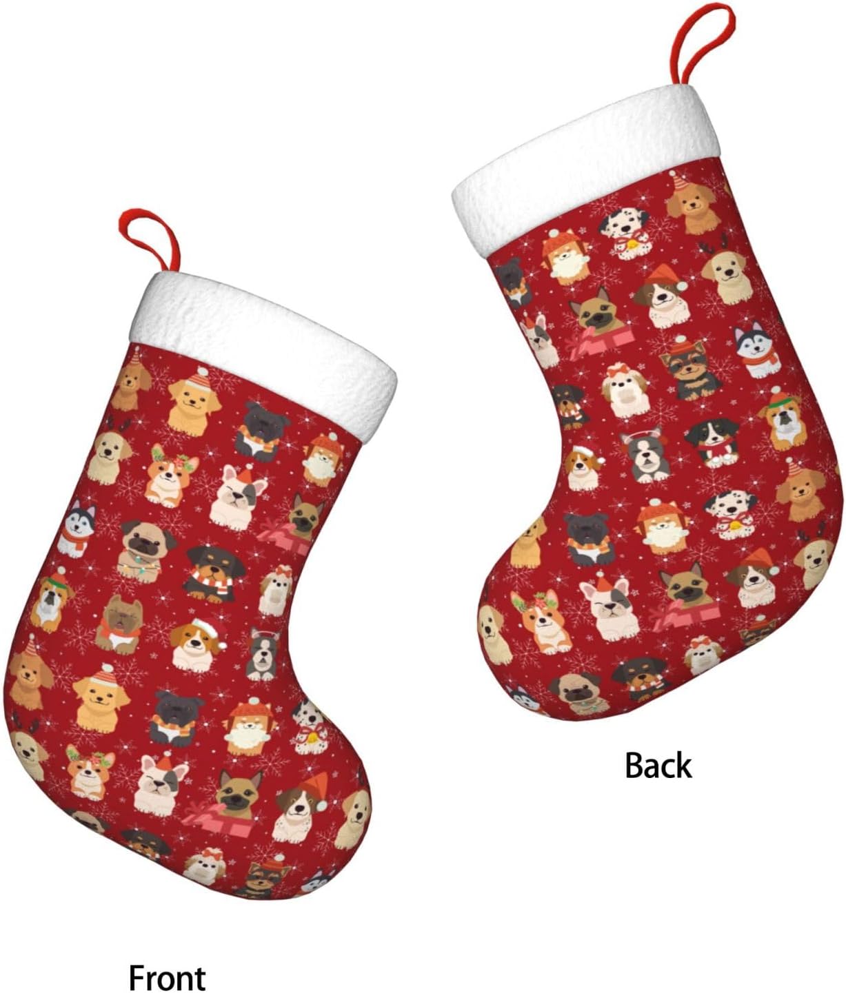 Cute Christmas Dogs Christmas  - Christmas Stocking Hanging ulasan dan harga