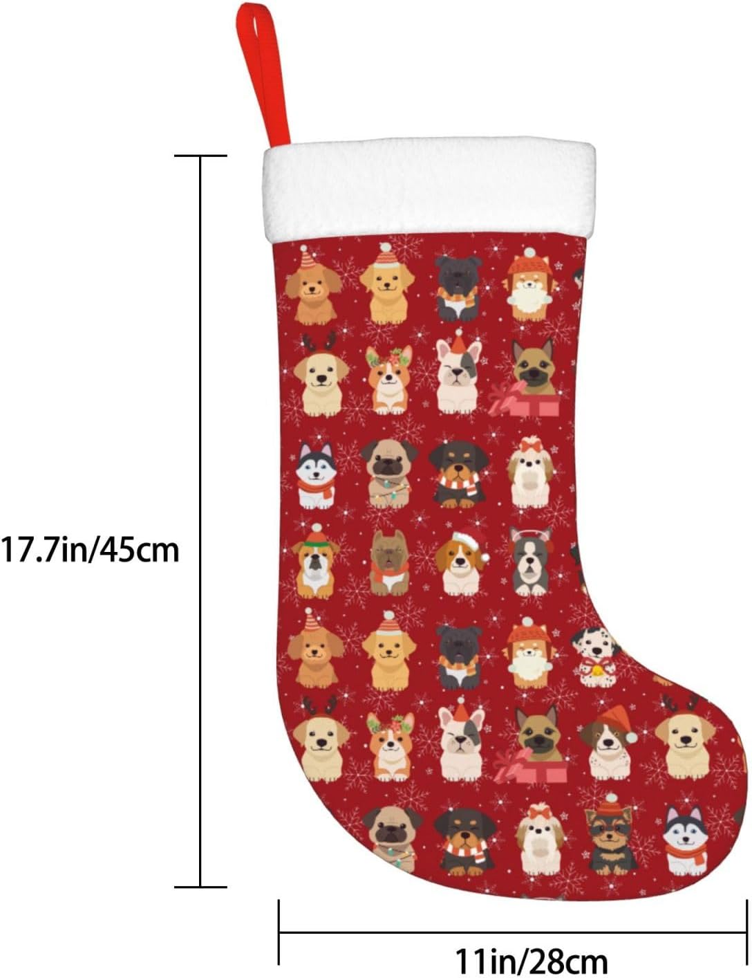 Cute Christmas Dogs Christmas  - Christmas Stocking Hanging ulasan dan harga