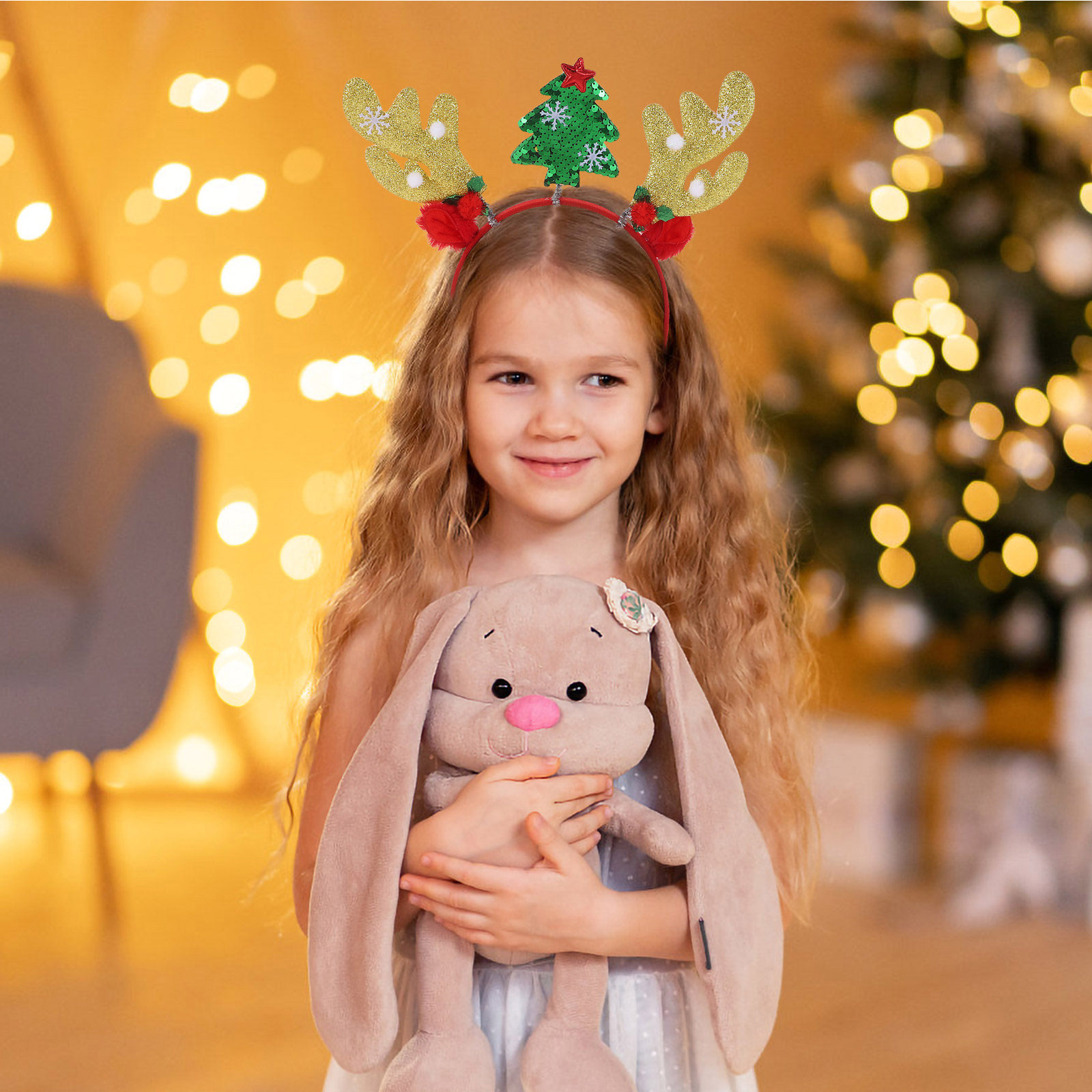 2Pcs Cute Reindeer Headband De - Reindeer Antlers Headband ulasan dan harga