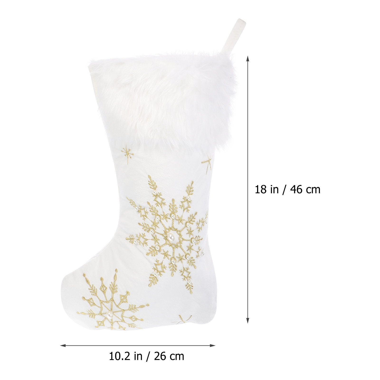 1Pcs Xmas Sock Decor Hanging P - Christmas Stocking Hanging ulasan dan harga