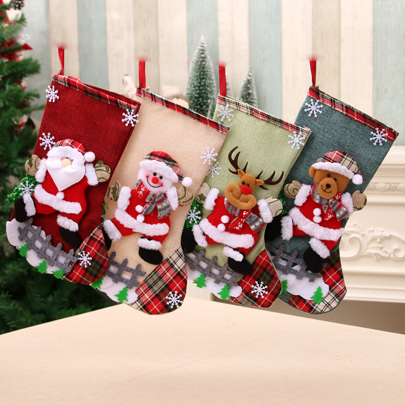 31cm Large Christmas Stockings - Christmas Stocking Hanging ulasan dan harga