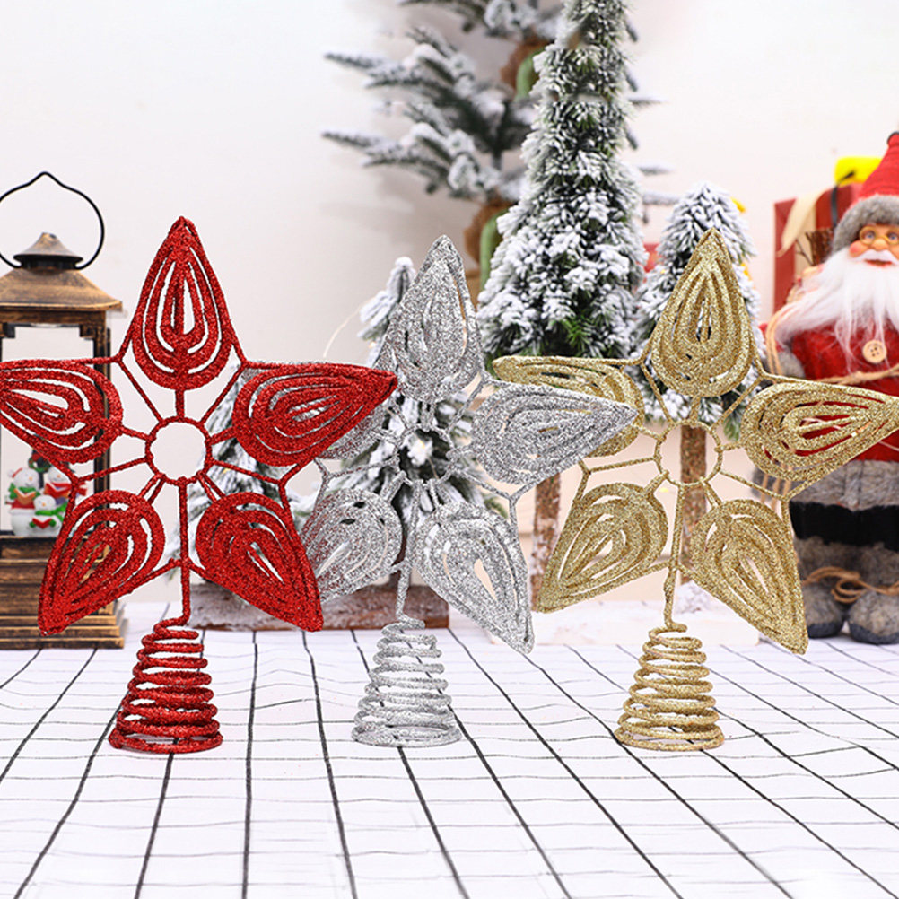 1Pcs Star Christmas Tree Toppe - Star Tree Topper ulasan dan harga