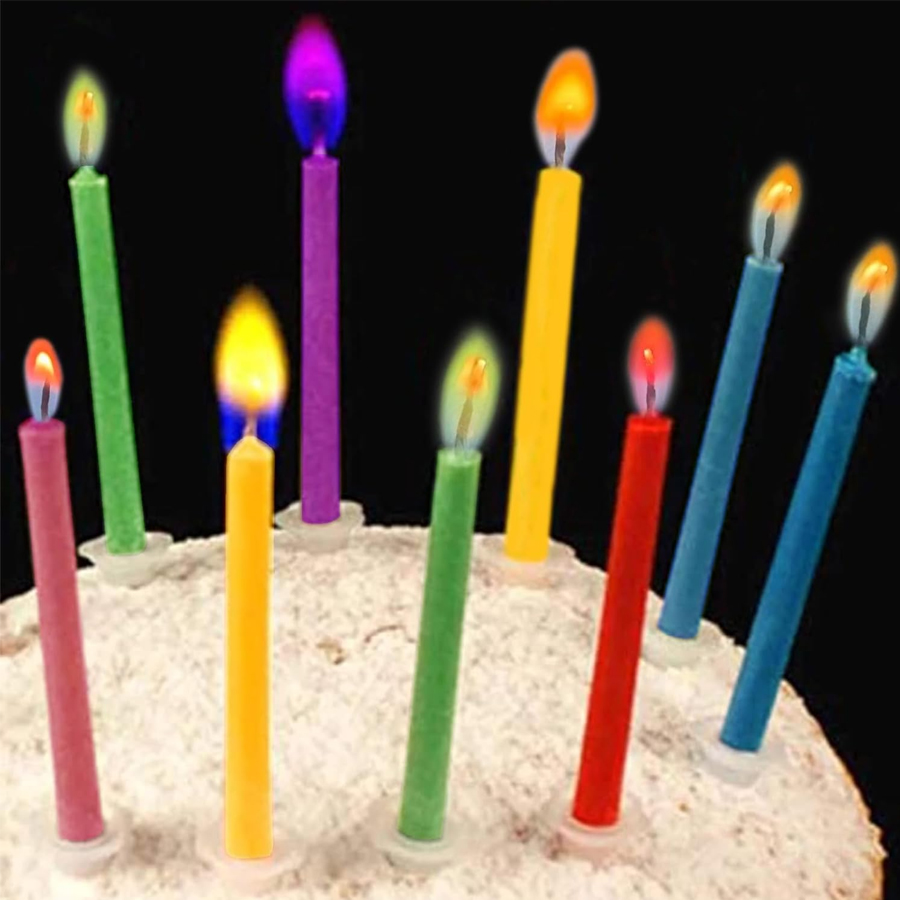 12/24 Pcs birthday cake candle - Holiday Candle Set ulasan dan harga
