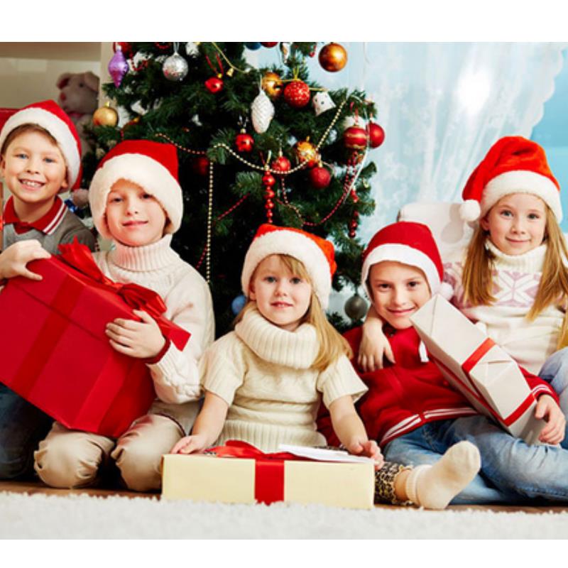 Plush Christmas Hat for Adult  - Santa Hat Plush ulasan dan harga