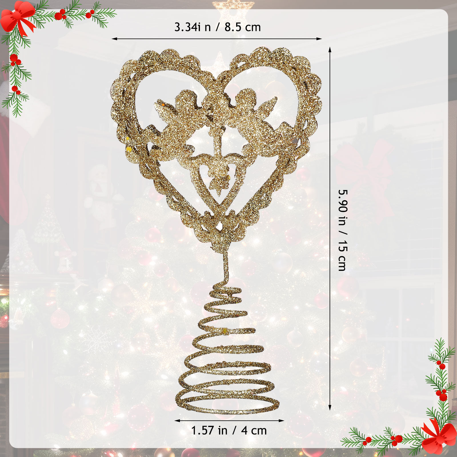 1Pcs Christmas Tree Star Toppe - Star Tree Topper ulasan dan harga