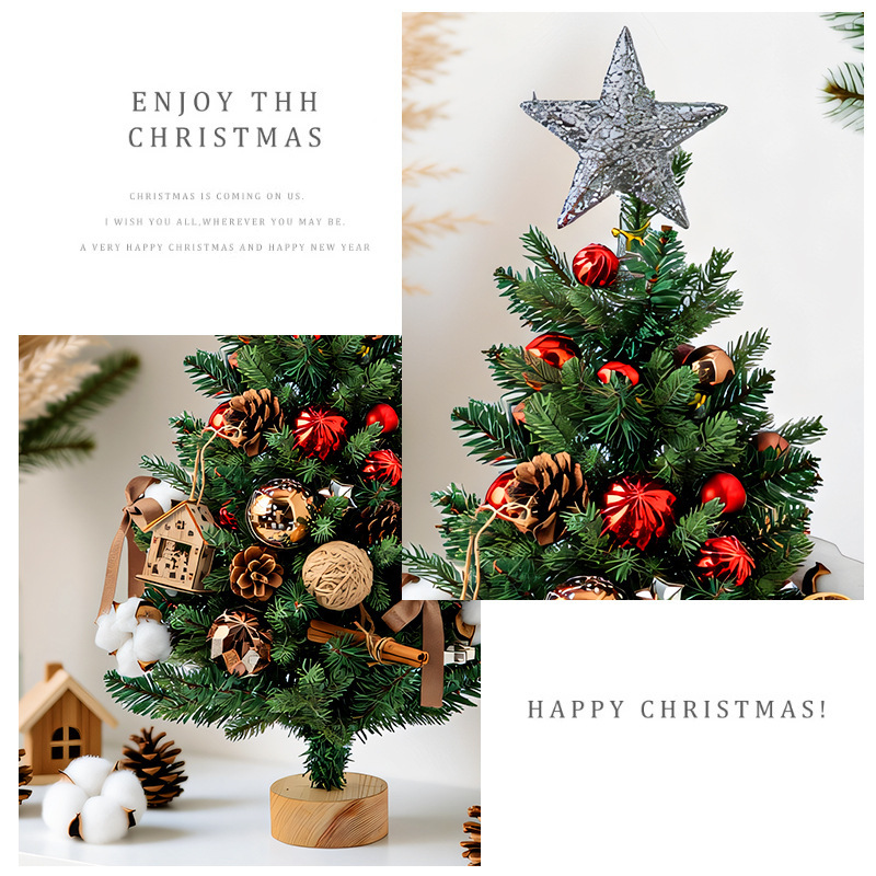 Mini Artificial Tabletop Chris - Star Tree Topper ulasan dan harga